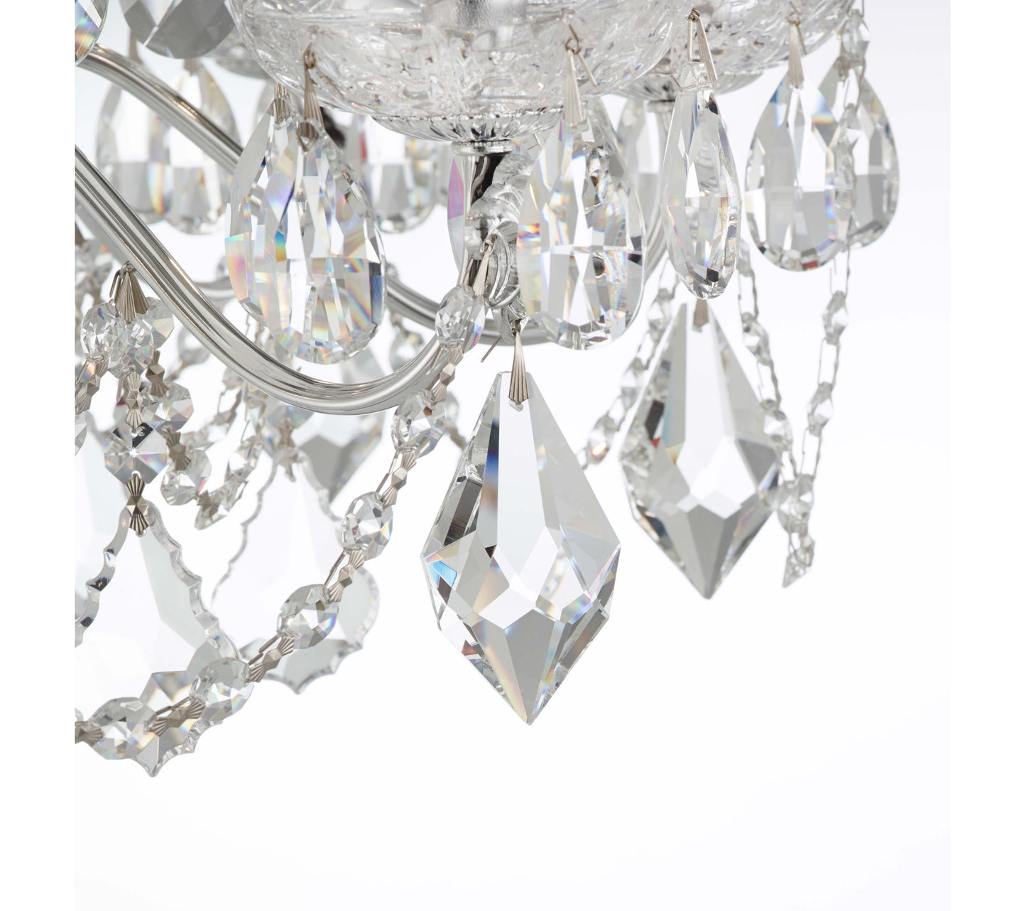 Century 20-Light Chandelier in Silver With Clear Heritage CrystalBy Schonbek