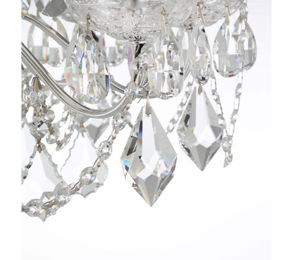 Century 20-Light Chandelier in Silver With Clear Heritage CrystalBy Schonbek