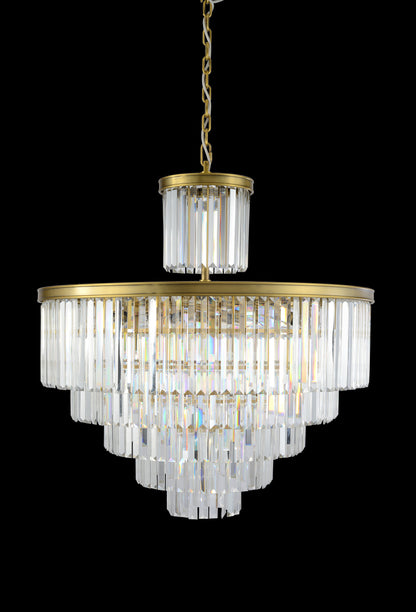 Artistry Lighting Edgewood Collection Hanging Crystal Chandelier 32x32By Artistry Lighting