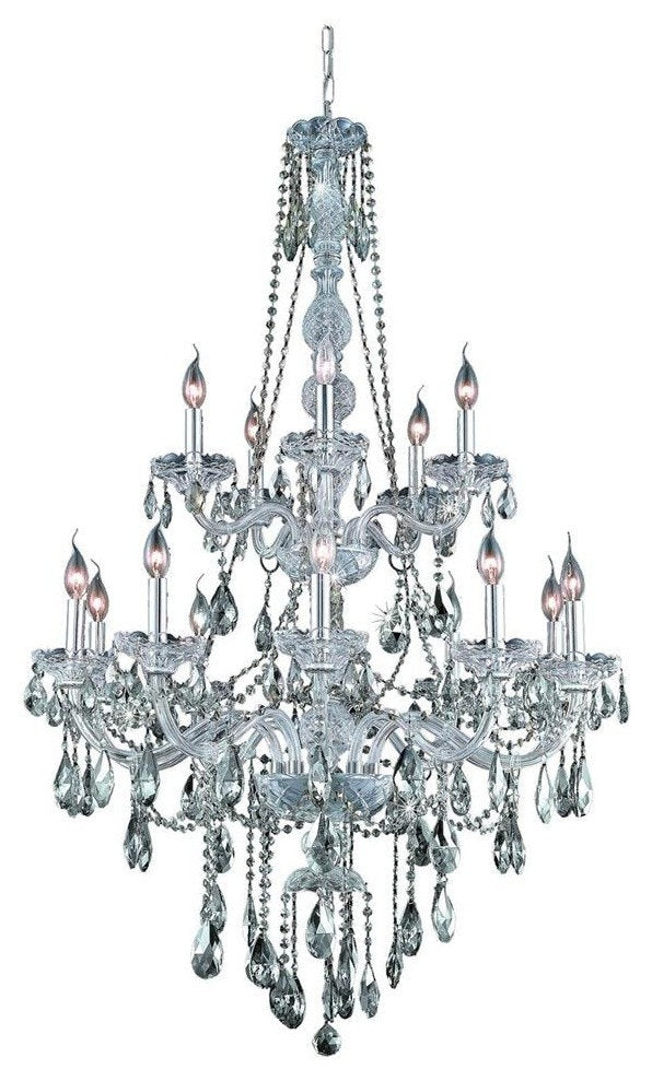 7915 Verona Collection Large Hanging Fixture, Golden Teak, Royal CutBy Elegant Furniture & Lighting
