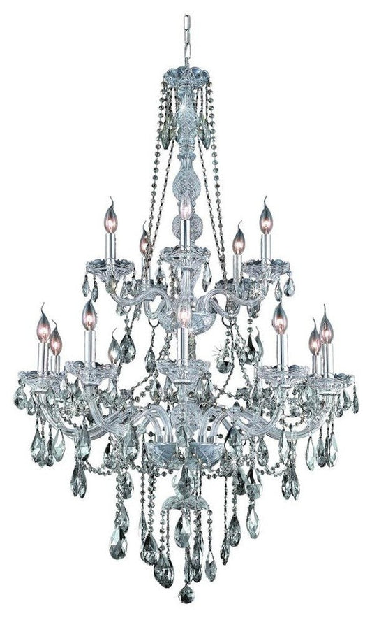 7915 Verona Collection Large Hanging Fixture, Golden Teak, Royal CutBy Elegant Furniture & Lighting