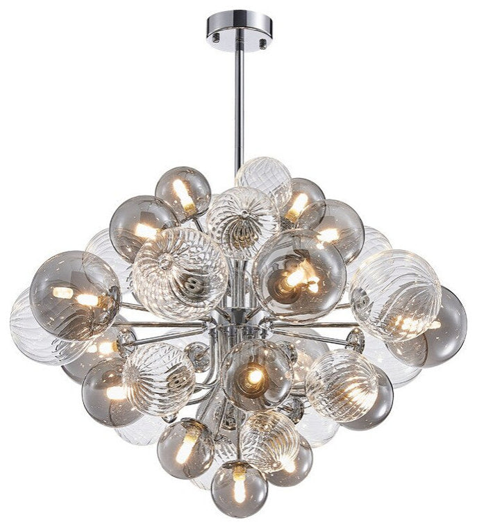 18-Light Designer Glass Bubble ChandelierBy MORSALE