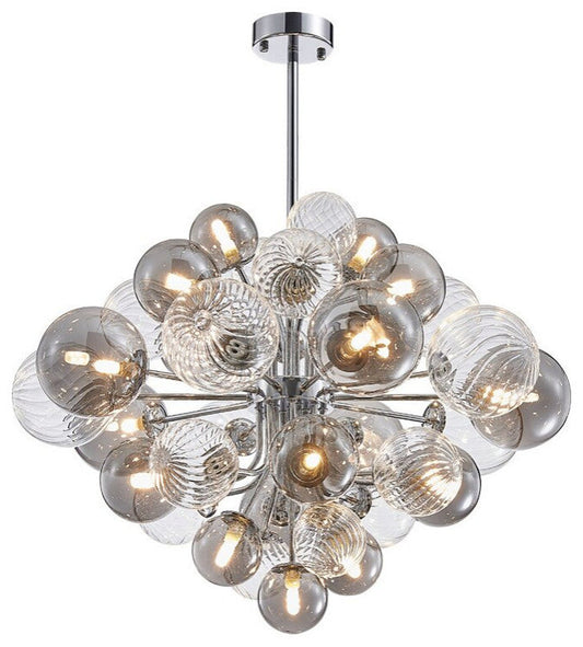 18-Light Designer Glass Bubble ChandelierBy MORSALE