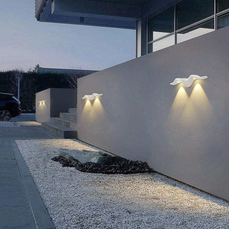 Simple LED Wall Lamp �C Waterproof Outdoor Doorplate Light