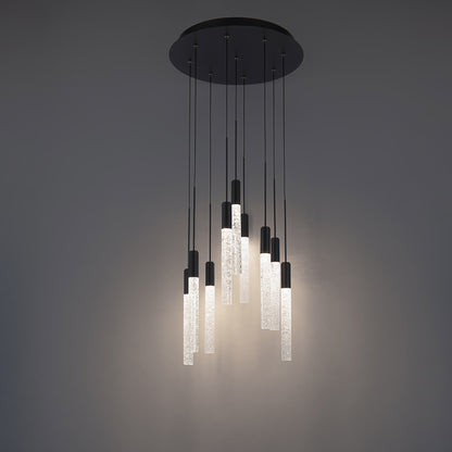 Modern Forms PD-35609 Magic 9 Light 17"W LED Multi Light Pendant - BlackBy Modern Forms