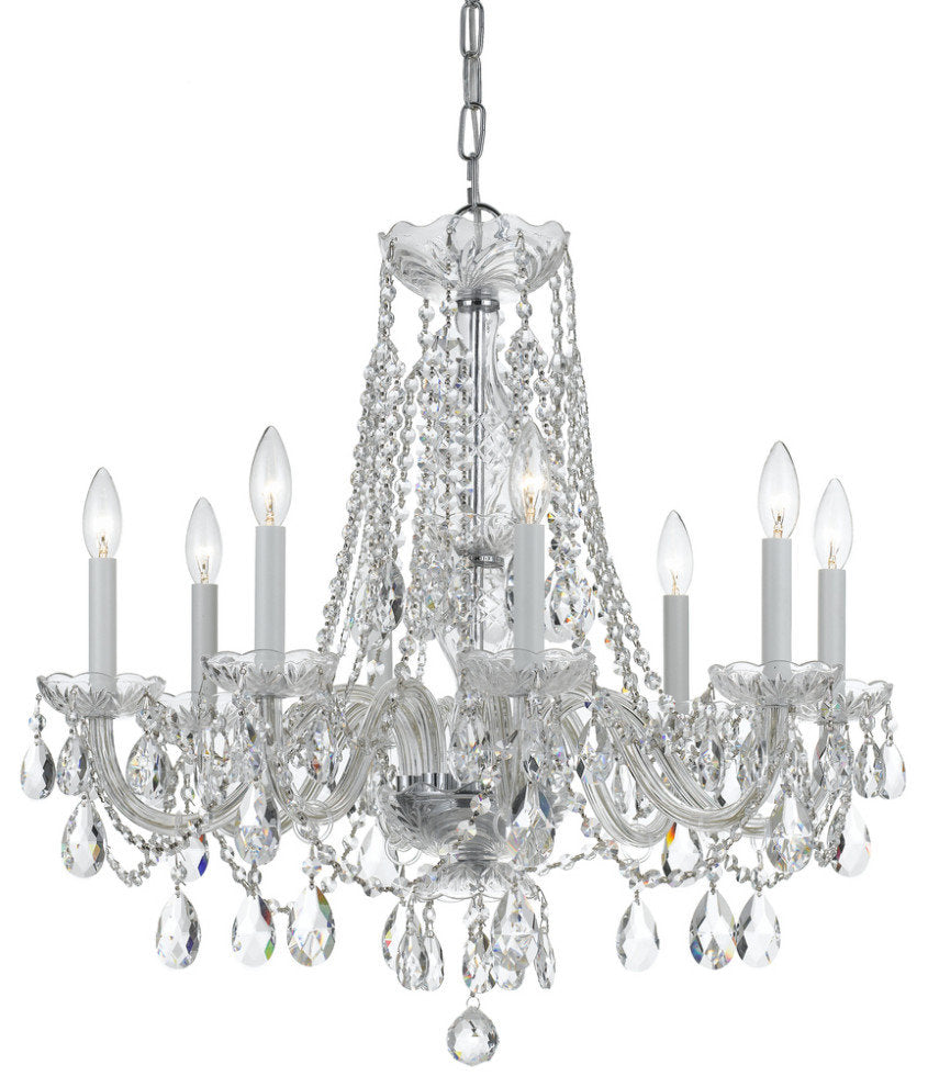 Traditional Crystal 8 Light Spectra Crystal Chrome ChandelierBy Crystorama Lighting