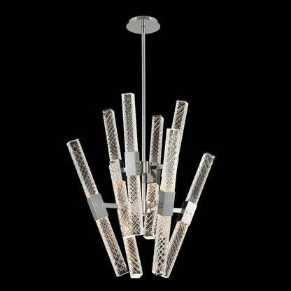 Allegri Apollo LED Light Crystal Chandelier, Chrome, 26.00By Allegri Crystal by Kalco Lighting