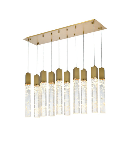 Home Living 42" Pendant, Satin GoldBy Home Living