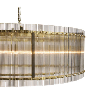 Kore Chandelier Large Brass ClearBy SUNPAN