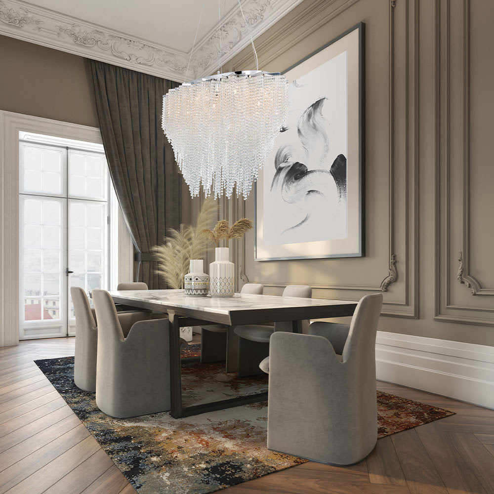 Cohen 18-Light Chandelier, ChromeBy Eurofase Lighting