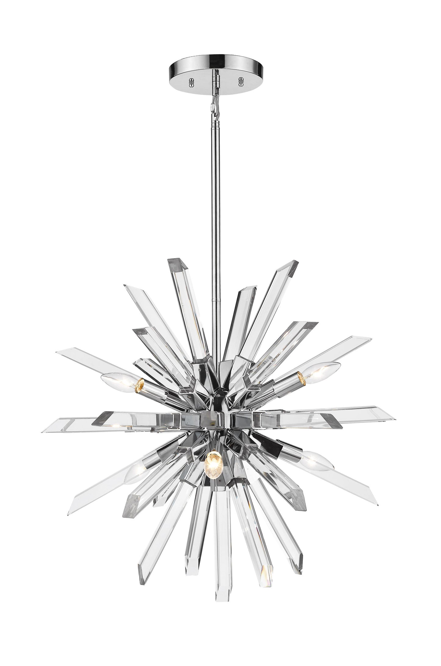 Z-Lite 4003-6CH Six Light Chandelier Burst ChromeBy Z-LIte
