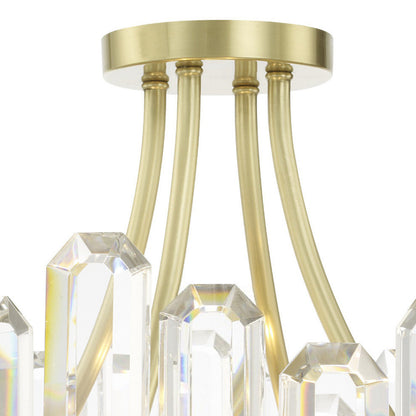 Crystorama Bolton 4-Light Ceiling Mount BOL-8884-AG, Aged BrassBy Crystorama Lighting