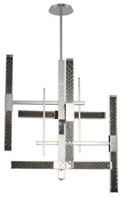 Allegri Apollo LED Light Crystal Chandelier, Chrome, 37.00By Allegri Crystal by Kalco Lighting