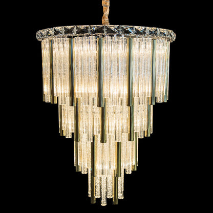 Chimes 15-Light Crystal Chandelier - GoldBy Michael Amini