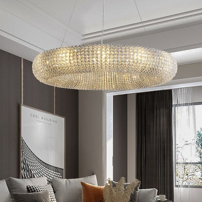 40" Bergamo Crystal Ring ChandelierBy MORSALE