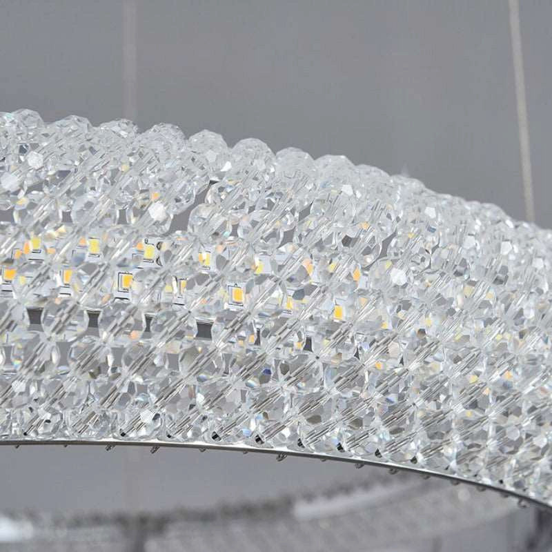 Bergamo 3-Ring Crystal ChandelierBy Morsale.com