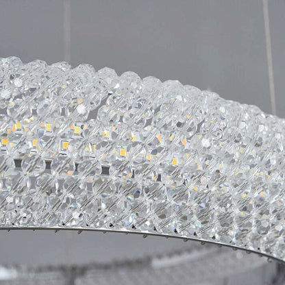 Bergamo 3-Ring Crystal ChandelierBy Morsale.com