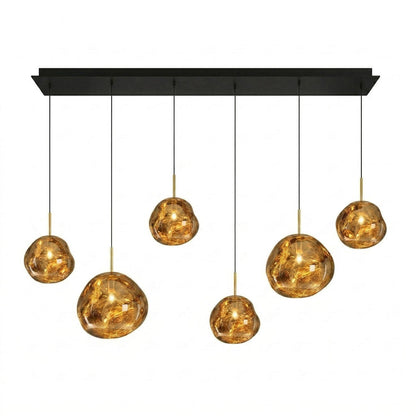 Multi Lava Round Pendant Lamp