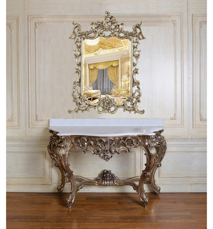 62'' W Marble Console Table