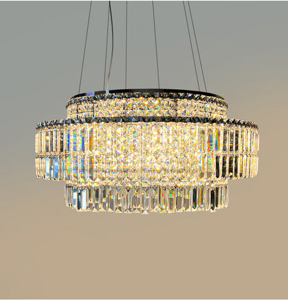 Bacci Crystal Chandelier By Morsale, Diameter 32"By MORSALE