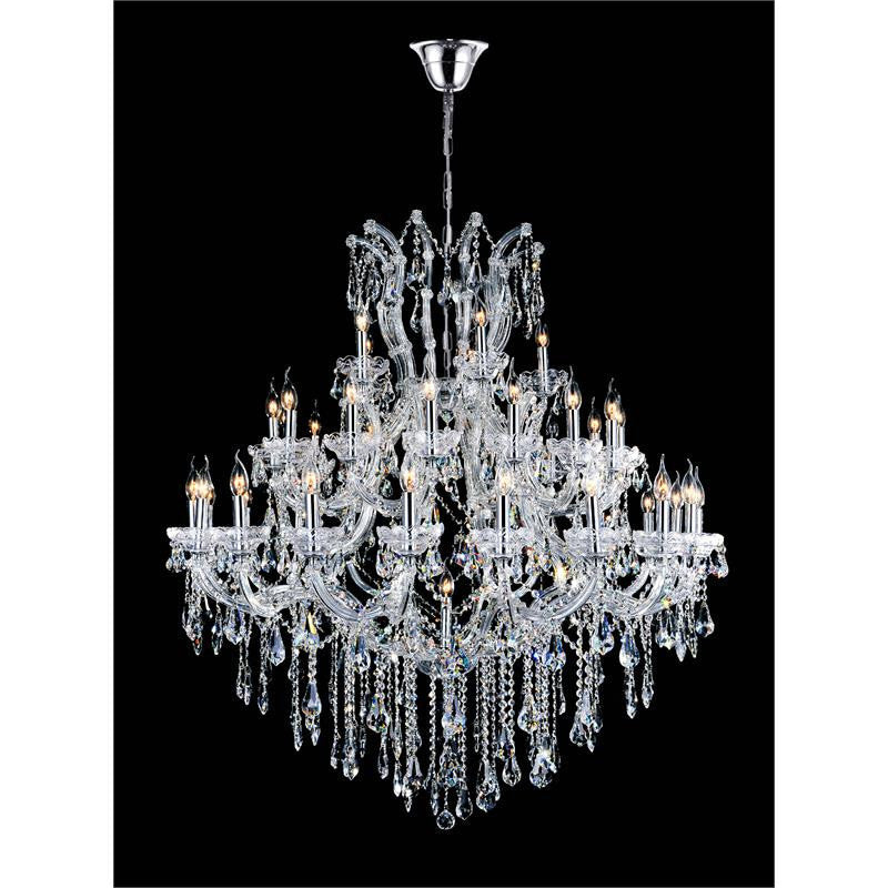 CWI Lighting Maria Theresa 41 Light Up Traditional Metal Chandelier in ChromeBy CWI Lighting