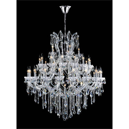 CWI Lighting Maria Theresa 41 Light Up Traditional Metal Chandelier in ChromeBy CWI Lighting