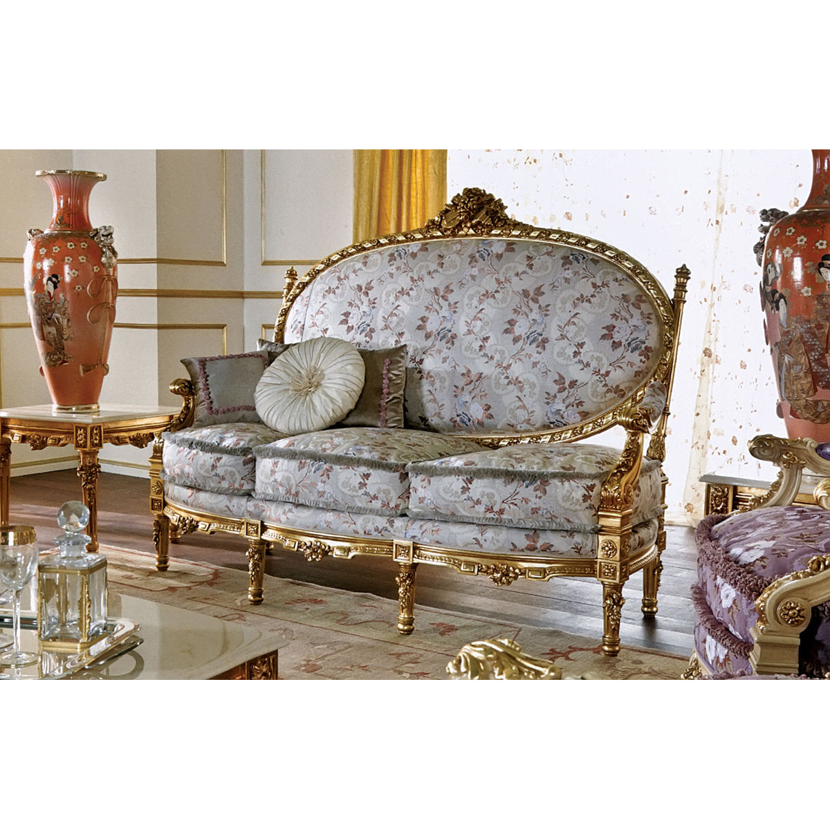 63" Recessed Arm Loveseat