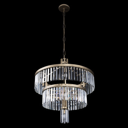 Social Club 13-Lt Pendant - Havana GoldBy Varaluz