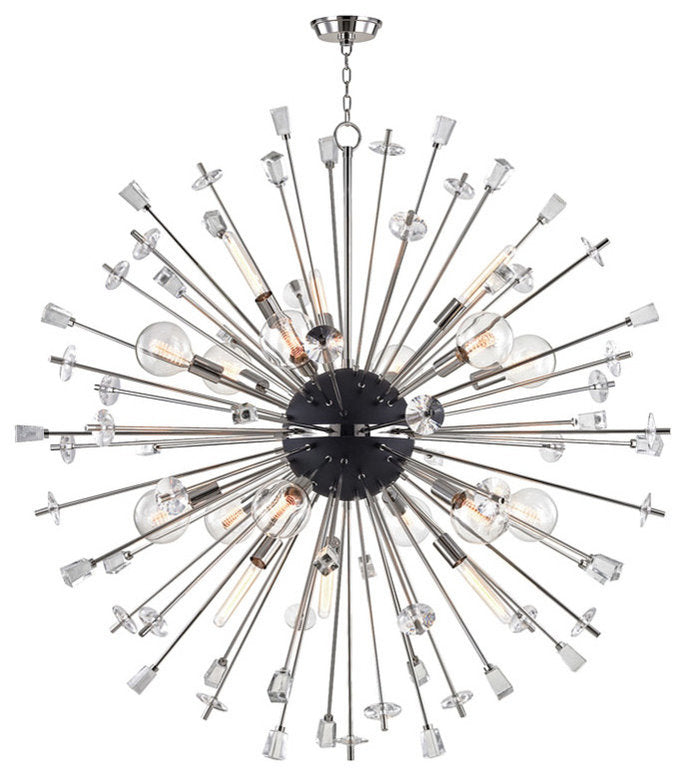 Liberty 18-Light Chandelier, Finish: Polished NickelBy Hudson Valley Lighting