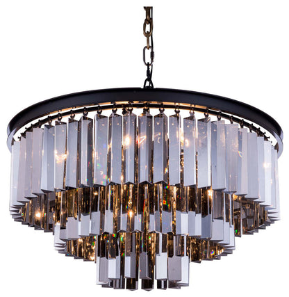 Elegant 1201 Sydney Collection Chandelier, Mocha BrownBy Elegant Furniture & Lighting