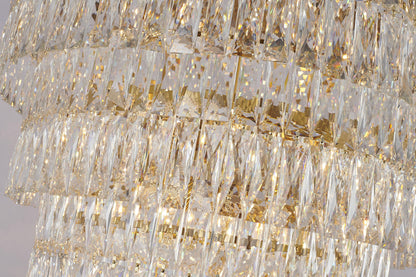 32"D 39-Light Gold Crystal ChandelierBy Design Living