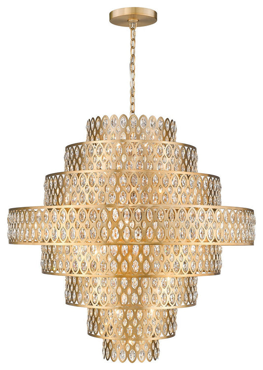 Dealey 25 Light Pendant in Heirloom BrassBy Z-LIte