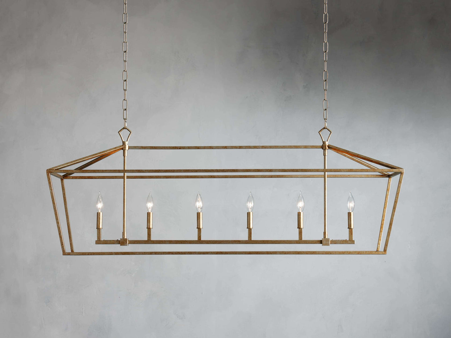 Garnet Rectangular Chandelier