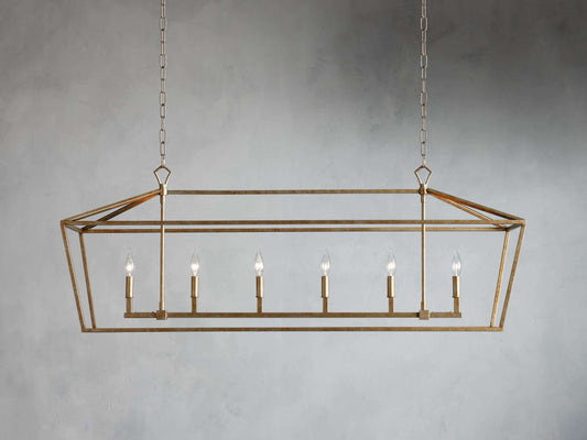 Garnet Rectangular Chandelier
