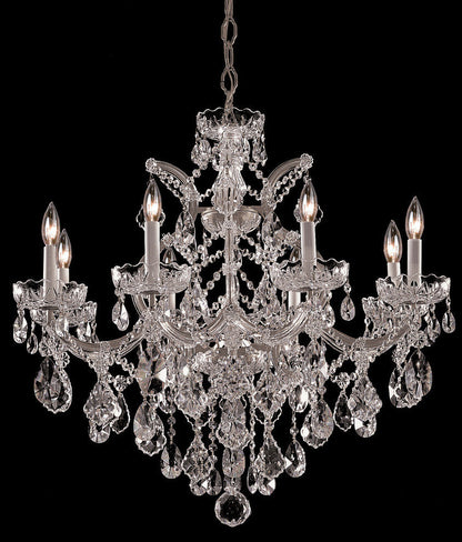 Maria Theresa 9 Light Spectra Crystal Chrome ChandelierBy Crystorama Lighting