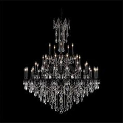 Elegant 9245 Rosalia Collection Large Chandelier, Dark BronzeBy Elegant Furniture & Lighting