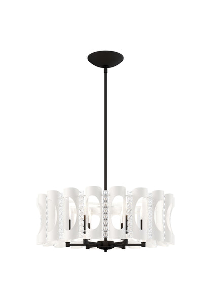 Schonbek Mr1006N-Wh1H 6 Light Crystal Pendant, WhiteBy Schonbek