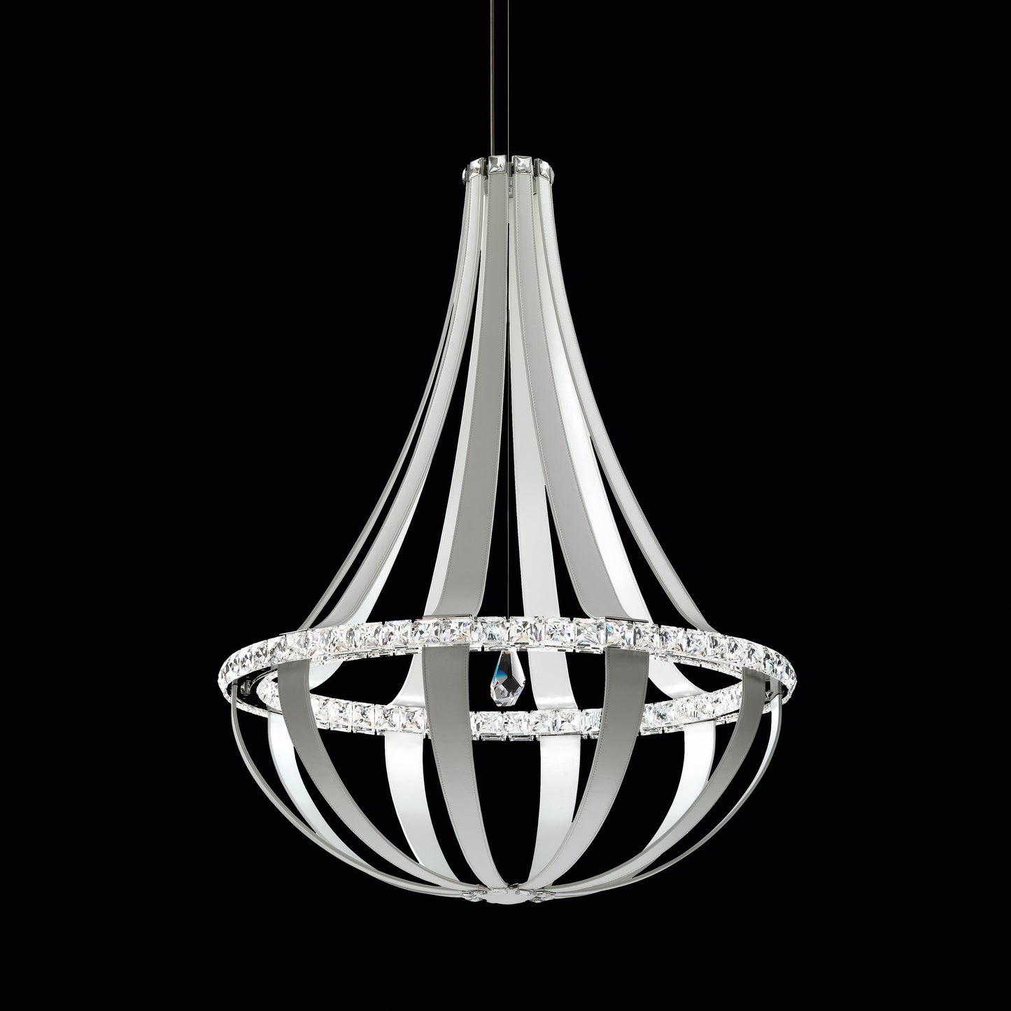 Schonbek Sce130Dn-Lw1S 20 Light Crystal Pendant, White Pass LeatherBy Schonbek