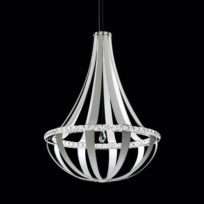 Schonbek Sce130Dn-Lw1S 20 Light Crystal Pendant, White Pass LeatherBy Schonbek