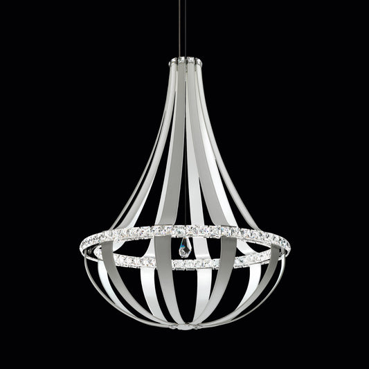 Schonbek Sce130Dn-Lw1S 20 Light Crystal Pendant, White Pass LeatherBy Schonbek