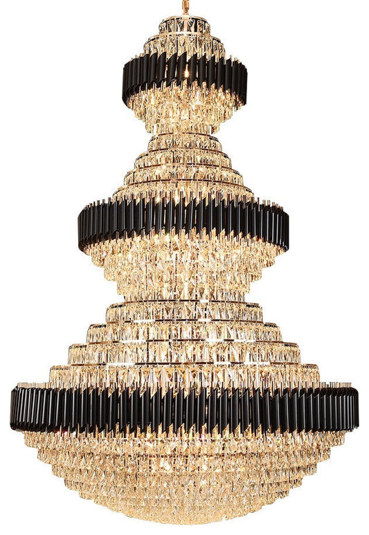 Arenzano | Grand Luxurious Multi-level Crystal Chandelier, 47.2''By Miron Demid LLC