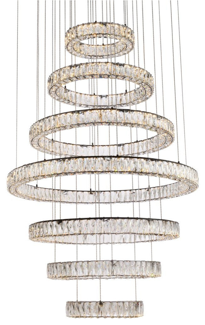 Modern Black 7-Light ChandelierBy Home Living