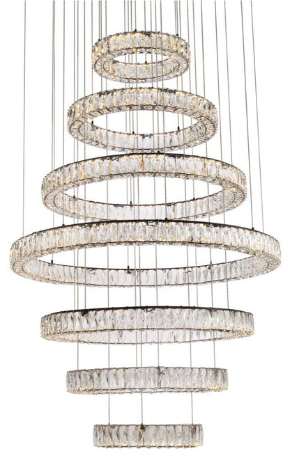 Modern Black 7-Light ChandelierBy Home Living