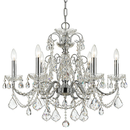 Crystorama Lighting Group 3226-CL-S Imperial 6 Light 26"W Crystal - PolishedBy Crystorama Lighting