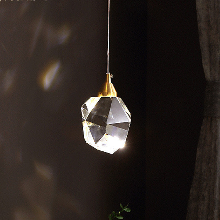 Geometric Irregular Cut Crystal Chandelier Lighting, 15 LightsBy Akari Lanterns
