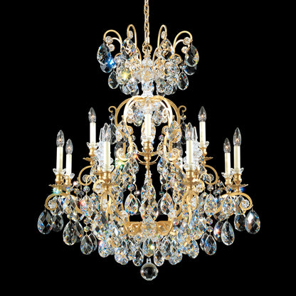 Renaissance 13-Light Chandelier in Heirloom Gold With Clear Heritage CrystalBy Schonbek