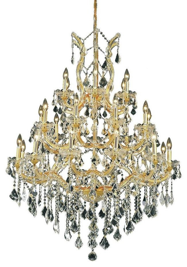 2800 Maria Theresa Collection Large Hanging Fixture, Royal CutBy Elegant Furniture & Lighting