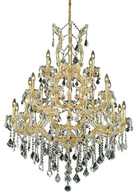 2800 Maria Theresa Collection Large Hanging Fixture, Royal CutBy Elegant Furniture & Lighting