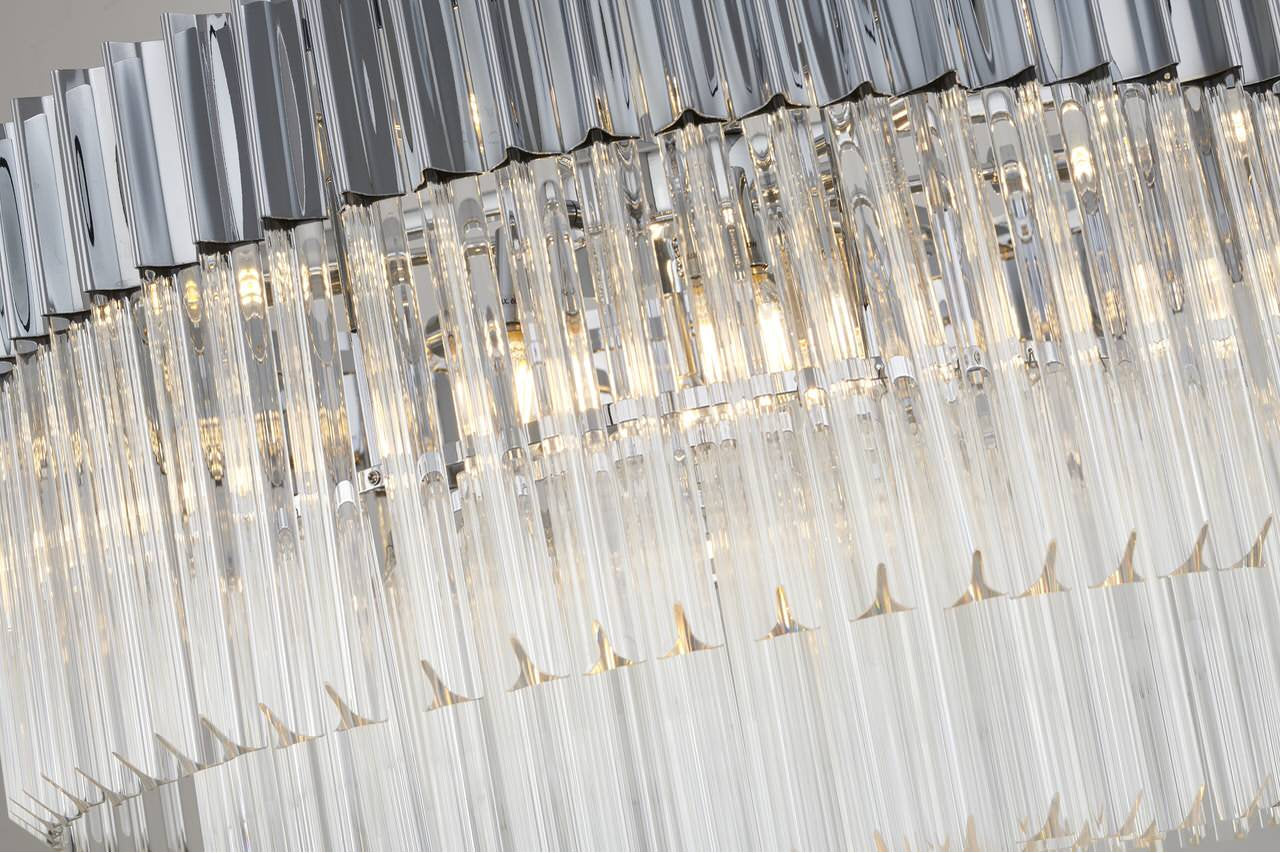 Bethel International WE07C31CH 12-Light Chandelier, ChromeBy Bethel Intl.