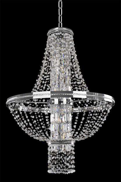 Capri 10-Light Modern Large Pendant by AllegriBy Allegri Crystal by Kalco Lighting